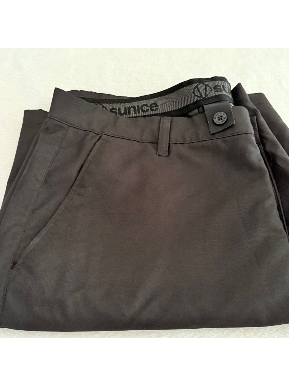 Sunice Men's Black Pants (no Fading)